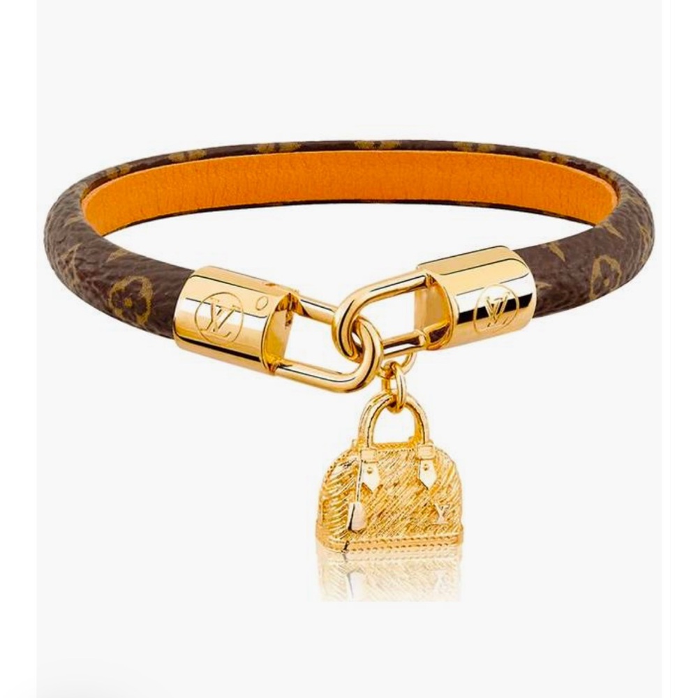 Louis Vuitton Alma charm bracelet. Size 15 (6” long, 15 cm). For petite wrists.